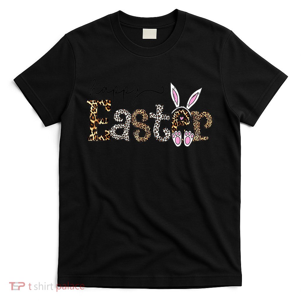 Happy Easter Bunny Rabbit Face Funny Easter Day Women T-Shirt