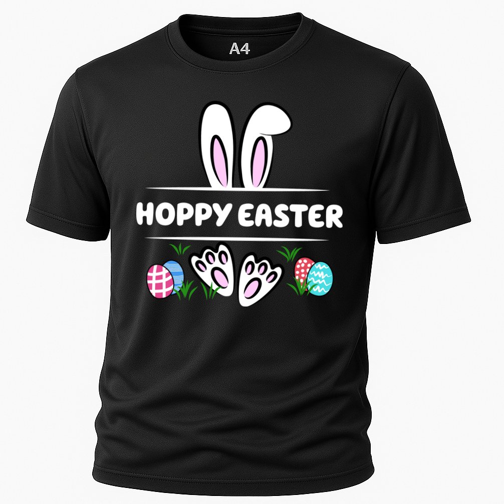 Hoppy Easter Bunny Holiday Cute Cooling Performance Crew T-Shirt