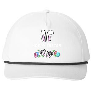 Hoppy Easter Bunny Holiday Cute Snapback Five-Panel Rope Hat