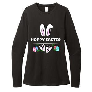 Hoppy Easter Bunny Holiday Cute Womens CVC Long Sleeve Shirt