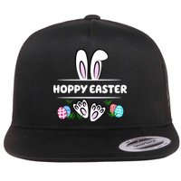 Hoppy Easter Bunny Holiday Cute Flatbill Hat