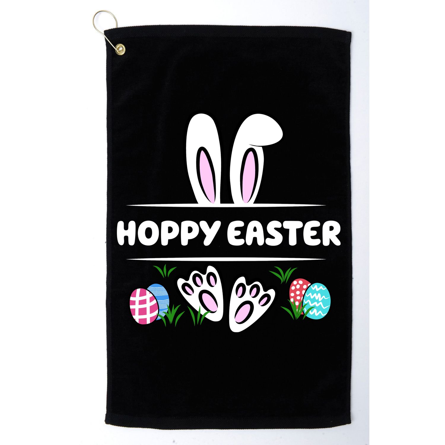 Hoppy Easter Bunny Holiday Cute Golf Towel