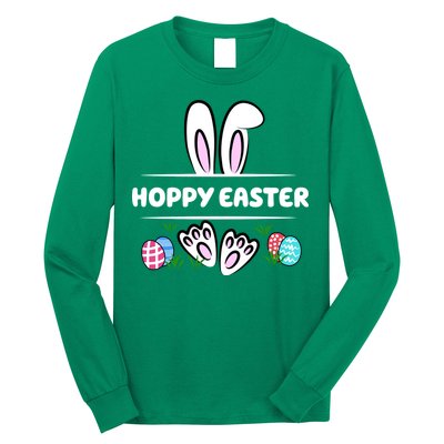Hoppy Easter Bunny Holiday Cute Long Sleeve Shirt