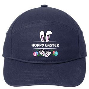 Hoppy Easter Bunny Holiday Cute 7-Panel Snapback Hat