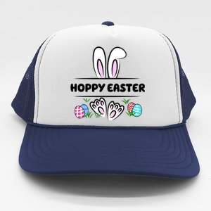 Hoppy Easter Bunny Holiday Cute Trucker Hat