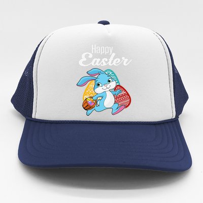 Happy Easter Bunny Women Gift Idea Trucker Hat