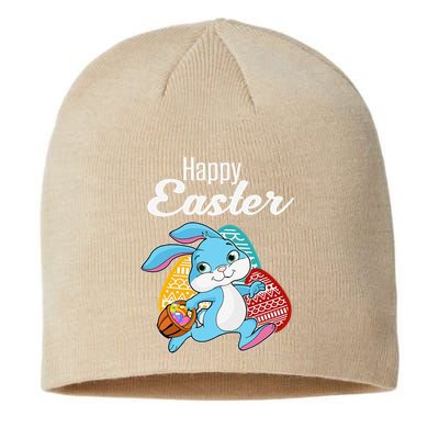 Happy Easter Bunny Women Gift Idea Sustainable Beanie