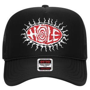 Hole Eye Ball High Crown Mesh Back Trucker Hat