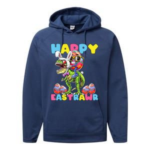 Happy Easter Bunny Dinosaur Egg Rabbit Ears Costume Gift Performance Fleece Hoodie