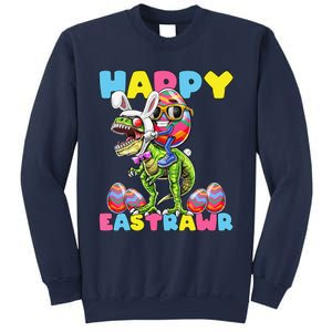 Happy Easter Bunny Dinosaur Egg Rabbit Ears Costume Gift Sweatshirt