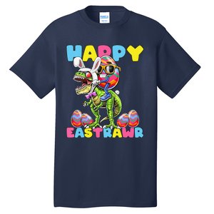 Happy Easter Bunny Dinosaur Egg Rabbit Ears Costume Gift Tall T-Shirt