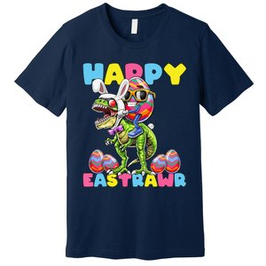 Happy Easter Bunny Dinosaur Egg Rabbit Ears Costume Gift Premium T-Shirt