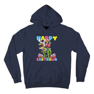 Happy Easter Bunny Dinosaur Egg Rabbit Ears Costume Gift Tall Hoodie