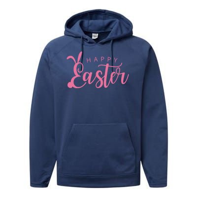 Happy Easter Cute Festive Performance Fleece Hoodie