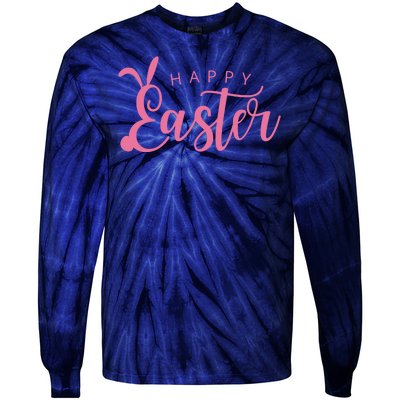 Happy Easter Cute Festive Tie-Dye Long Sleeve Shirt