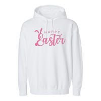 Happy Easter Cute Festive Garment-Dyed Fleece Hoodie