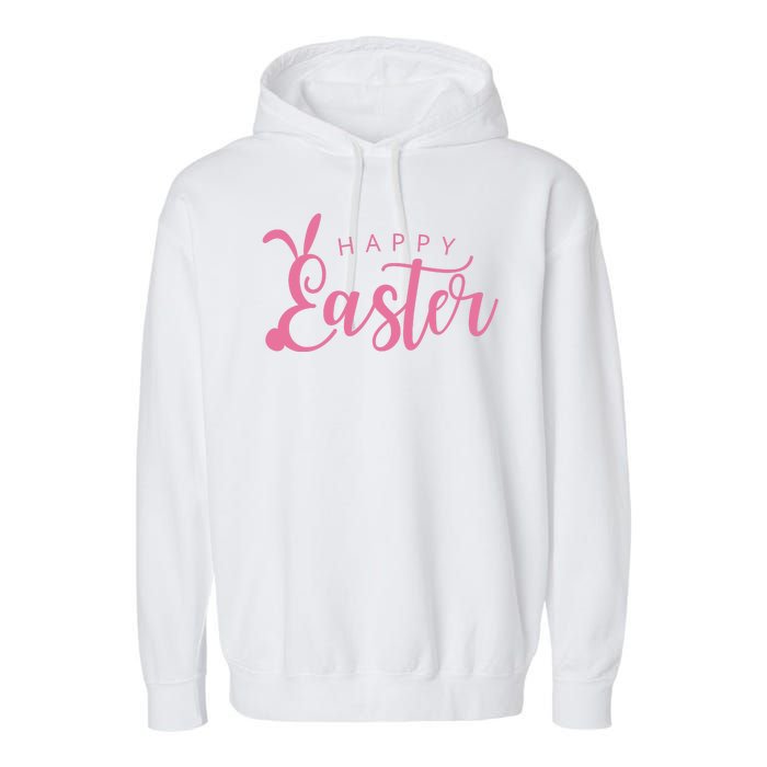 Happy Easter Cute Festive Garment-Dyed Fleece Hoodie