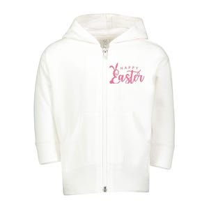 Happy Easter Cute Festive Toddler Zip Fleece Hoodie