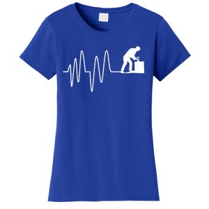 Heatbeat Ekg Carpenter Funny Gift Women's T-Shirt