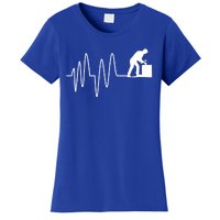 Heatbeat Ekg Carpenter Funny Gift Women's T-Shirt