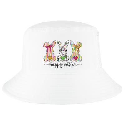 Happy Easter Cute Coquette Easter Bunny Rabbit Cool Comfort Performance Bucket Hat