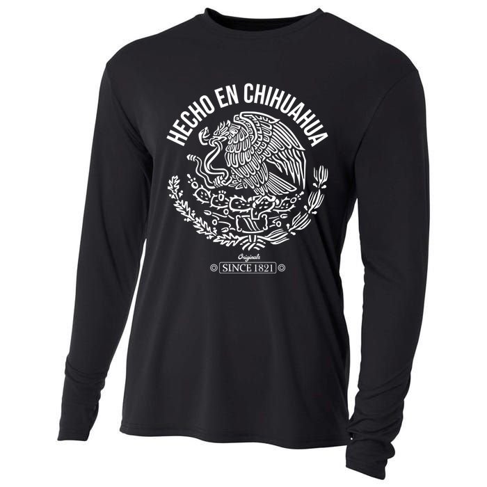 Hecho En Chihuahua Meaningful Gift Cinco De Mayo Mexico Mexican Day Cool Gift Cooling Performance Long Sleeve Crew