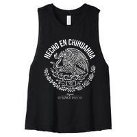 Hecho En Chihuahua Meaningful Gift Cinco De Mayo Mexico Mexican Day Cool Gift Women's Racerback Cropped Tank