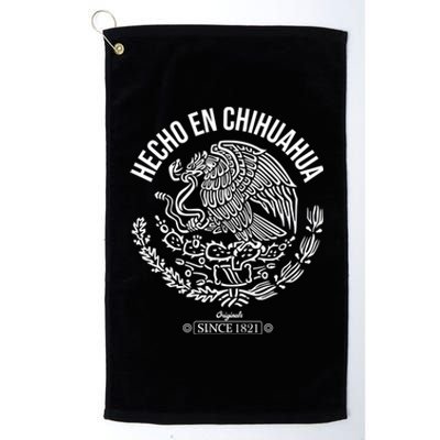 Hecho En Chihuahua Meaningful Gift Cinco De Mayo Mexico Mexican Day Cool Gift Platinum Collection Golf Towel