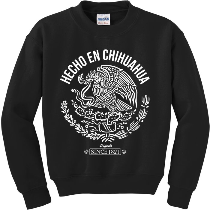 Hecho En Chihuahua Meaningful Gift Cinco De Mayo Mexico Mexican Day Cool Gift Kids Sweatshirt