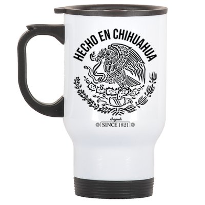 Hecho En Chihuahua Meaningful Gift Cinco De Mayo Mexico Mexican Day Cool Gift Stainless Steel Travel Mug