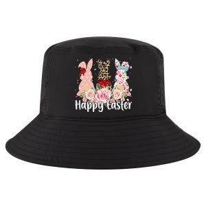 Happy Easter Cute Floral Bunnies Cool Comfort Performance Bucket Hat