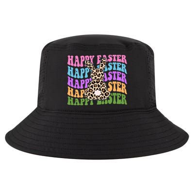 Happy Easter Cheetah Bunny Colorful Retro Cool Comfort Performance Bucket Hat