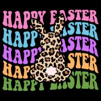 Happy Easter Cheetah Bunny Colorful Retro Mug