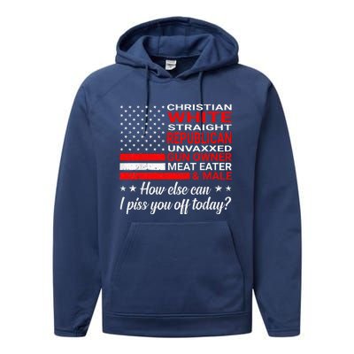 How Else Can I Piss Of Today Funny Comedians And Jokesters Performance Fleece Hoodie