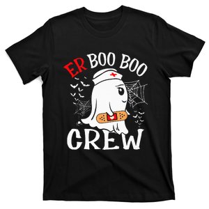 Halloween ER Costume ER Boo Boo Crew Nurse Ghost Nursing T-Shirt