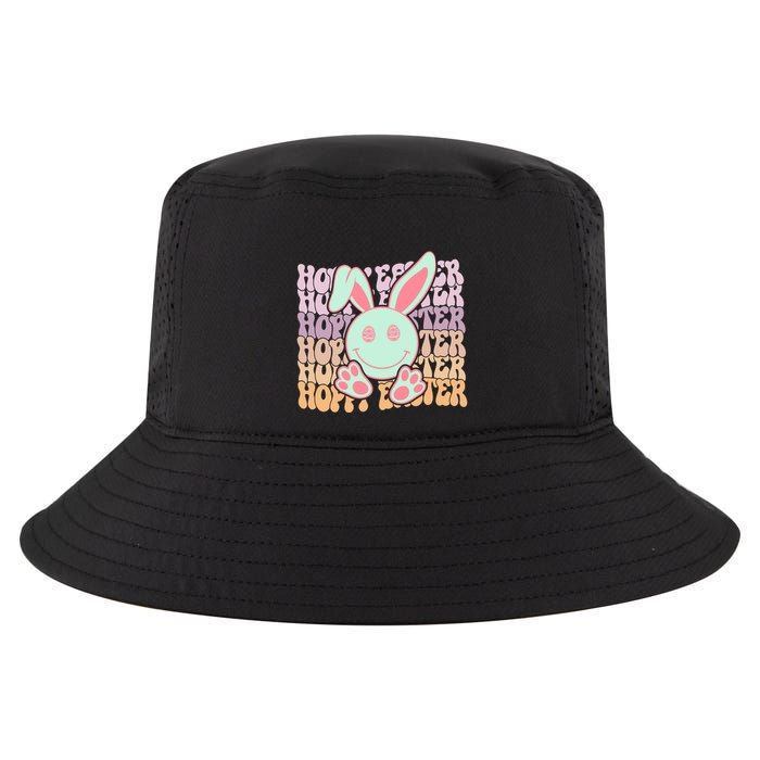 Hoppy Easter Cute Bunny Face Retro Easter Day Cool Comfort Performance Bucket Hat