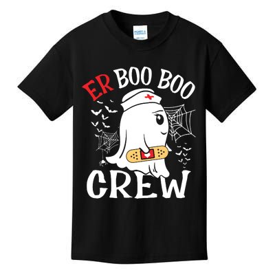 Halloween Er Costume Er Boo Boo Crew Nurse Ghost Nursing Kids T-Shirt