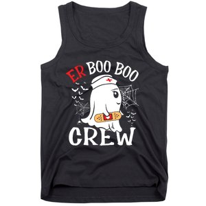 Halloween ER Costume ER Boo Boo Crew Nurse Ghost Nursing Tank Top