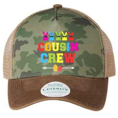Happy Easter Cousin Crew With Cool Bunnies And Eggs Legacy Tie Dye Trucker Hat