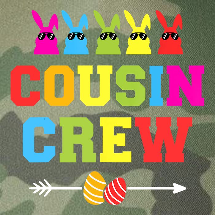 Happy Easter Cousin Crew With Cool Bunnies And Eggs Legacy Tie Dye Trucker Hat