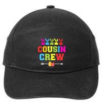 Happy Easter Cousin Crew With Cool Bunnies And Eggs 7-Panel Snapback Hat