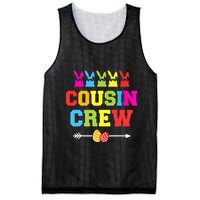 Happy Easter Cousin Crew With Cool Bunnies And Eggs Mesh Reversible Basketball Jersey Tank