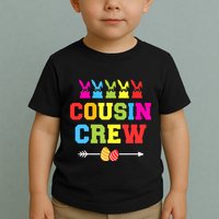 Happy Easter Cousin Crew With Cool Bunnies And Eggs Toddler T-Shirt