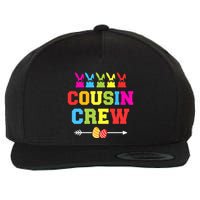 Happy Easter Cousin Crew With Cool Bunnies And Eggs Wool Snapback Cap
