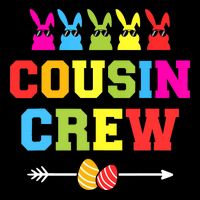 Happy Easter Cousin Crew With Cool Bunnies And Eggs Wool Snapback Cap