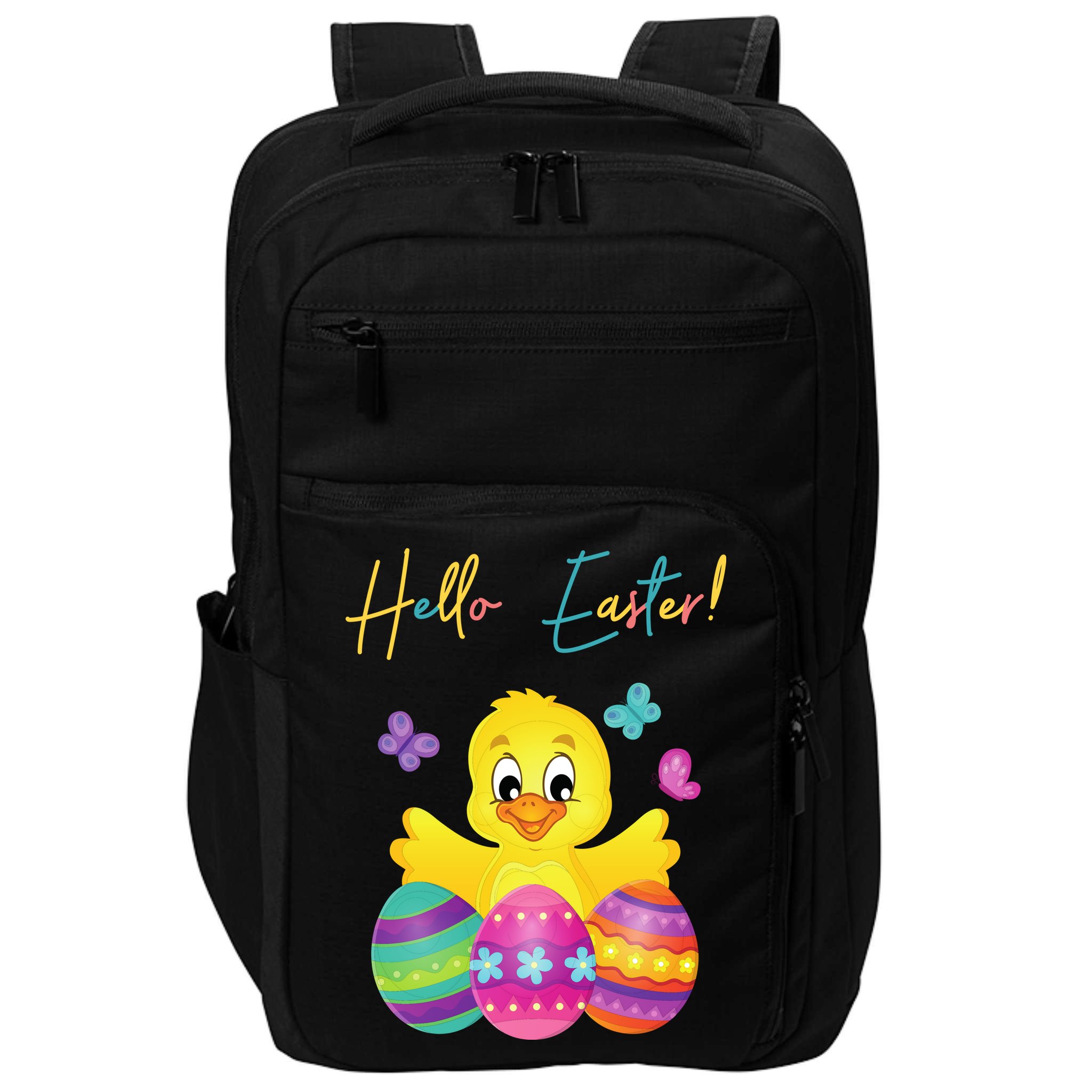 Hello Easter Cute Chick Holiday Impact Tech Backpack