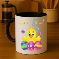 Hello Easter Cute Chick Holiday Mug