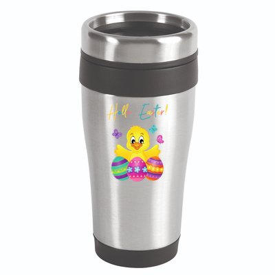 Hello Easter Cute Chick Holiday 16oz Travel Tumbler