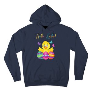 Hello Easter Cute Chick Holiday Hoodie