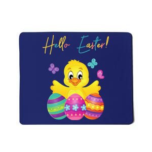 Hello Easter Cute Chick Holiday Mousepad